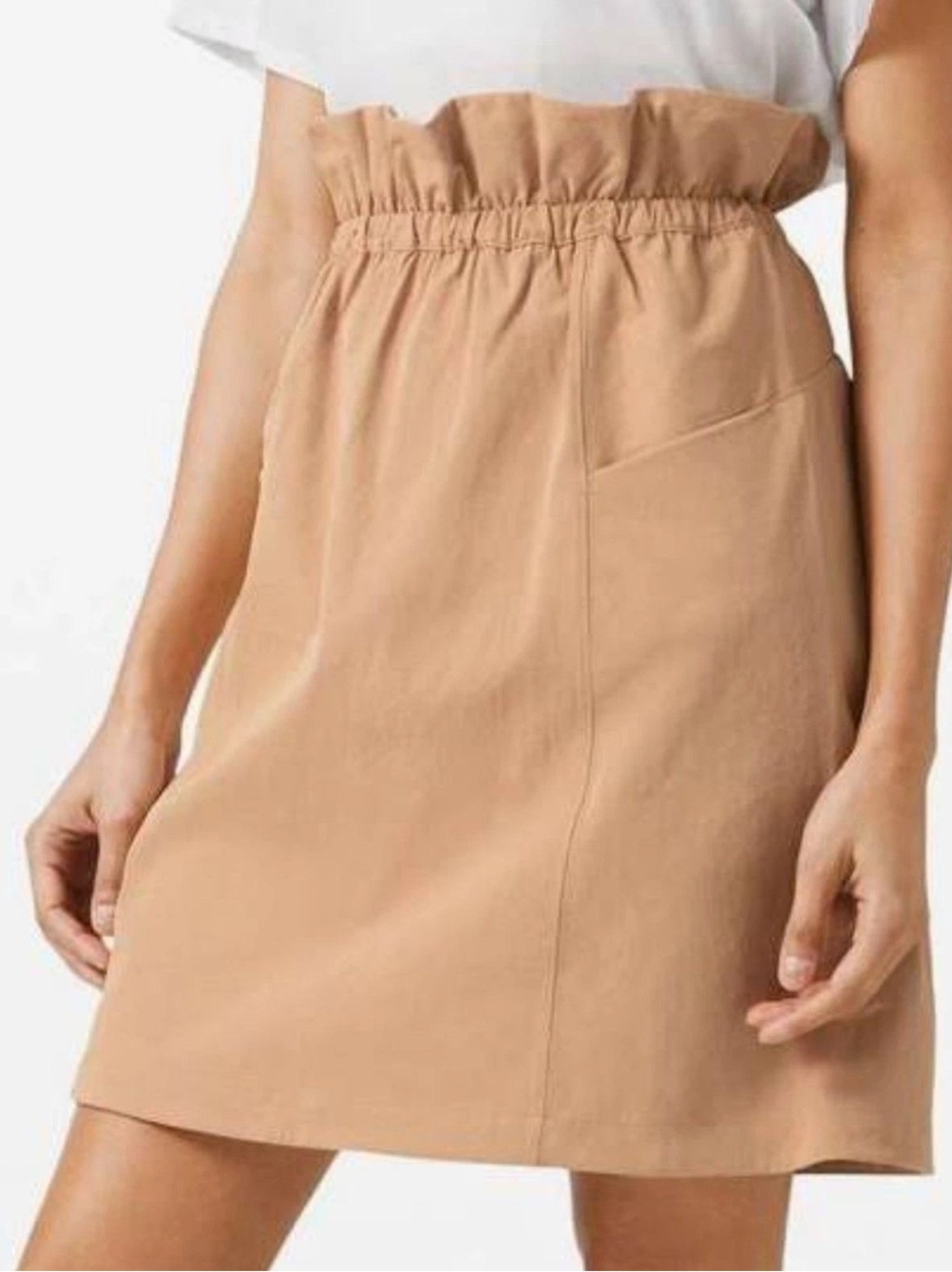 Lululemon athletica Paperbag Waist Skirt Trip Taker 8 beige khaki $89